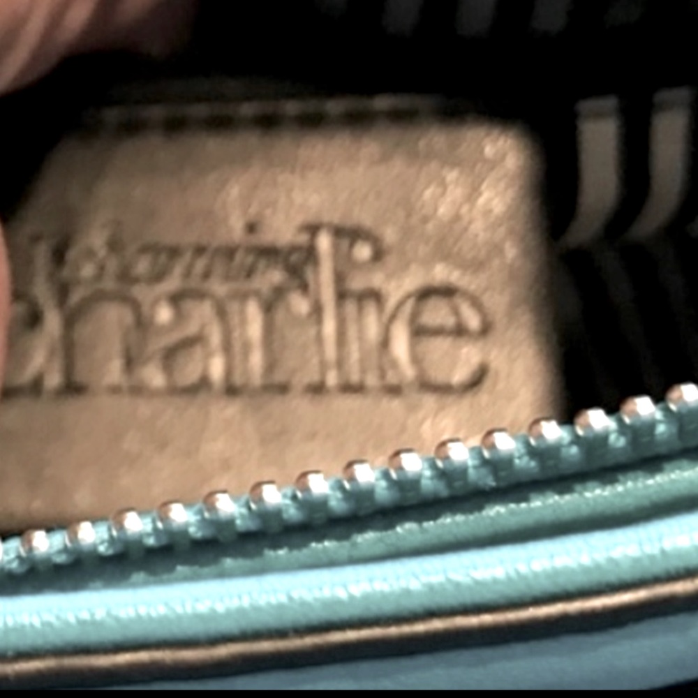 Charming Charlie Turquoise Small to Medium Shoulder Bag Handbag - Picture 6 of 7